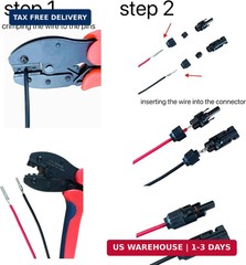 100PCS Solar Panel Connector IP67 Waterproof Connector Male/Female 50Pairs with