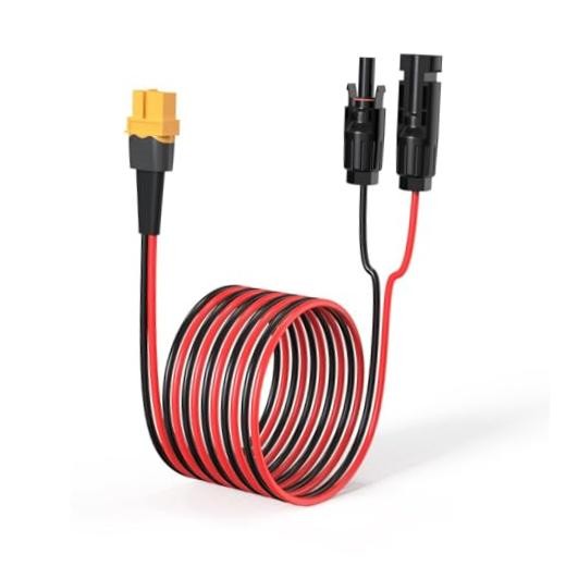 12AWG XT60 Solar Cable 2 10 25 35 50 75 100FT XT60 Extension Cable Solar 25FT