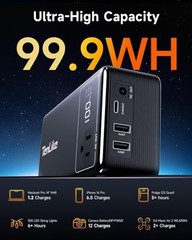 Portable Power Station 99.9Wh – AC Outlet, USB-C, Mini Generator for Camping & H