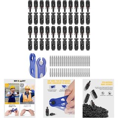44pcs Solar Connector Spanners IP67 Waterproof 22Pairs 10AWG Male Female Cable