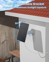 Solar Panel Charger Compatible W/ Arlo Essential 2K Outdoor(2nd Gen)/Essential