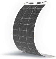 Flexible Solar Panel 100 Watt 12 Volt Monocrystalline Semi-Flexible Bendable Mon