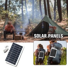 5V 5W Portable Solar Panel with USB Safe Charging for STABILIZER Battery Charger