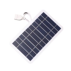 5V 2W Portable Solar Panel Outdoor USB Camping Battery Charging 157*94mm