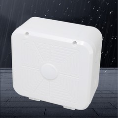 Multipurpose Junction Box for Camera Brackets Hiding Excess Solar Panel Cords