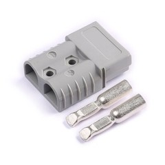 Double Pole SB120 Plug for Solar Panel Caravans Battery with Copper Contacts