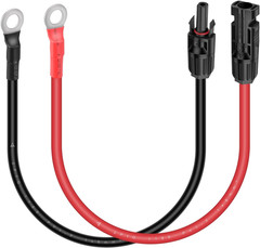 10 Gauge Wire Solar to O Ring Cable Solar Panel Adapter Kit Cable Connetor for R