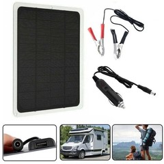 For Car And Motorcycle Battery Maintenance 20W Outdoor Waterproof Solar Panel