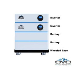 8KW OMO All-In-One Customizable Stacking Inverter/Battery System 120/240 11000W