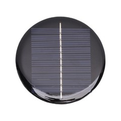 5pcs Round Solar Panel Compact Reliable Energy For DIY Projects Easy To Use