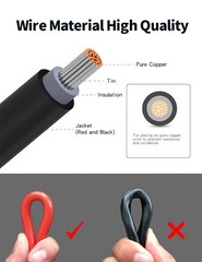 7-in-1 Solar Panel Connector Kit, Universal M-C-4 Cable to DC 8mm XT60 Anders…