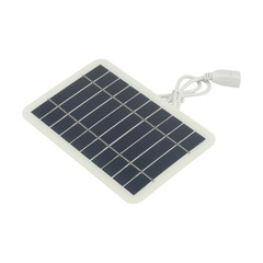 5V 5W Portable Solar Panel with USB Safe Charging for STABILIZER Battery Charger