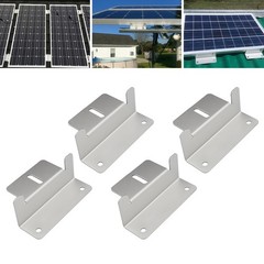 4PCS Aluminum Alloy Z Bracket Solar Panel Mounting Kit For RV Boat Popular