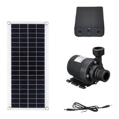 50W Polycrystalline Solar Water Pump System 800L/H Flow for Garden Pond