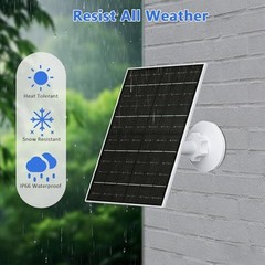 7W Solar Panel for Ring Camera, Solar Charger Compatible with Stick Up &