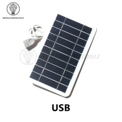 5V 2W Solar Panel Output USB Outdoor Portable Solar System Mobile Phone Charger