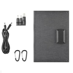 30W ETFE Solar Panel 3 Foldable Mono Solar Mat 12V Type-C/USB/DC Ports Charger