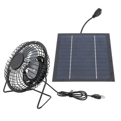Solar Panel Powered Fan Eco Friendly Cooling For Greenhouse