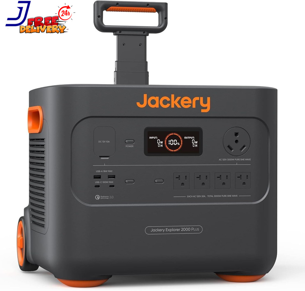 2000 plus Portable Power Station 2042Wh Lifepo4 Solar Generator 3000W AC Output