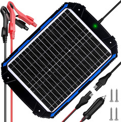 20W 12V Solar Battery Trickle Charger & Maintainer PRO, Built-In Intelligent MPP