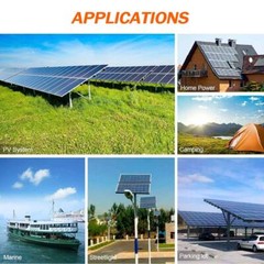 12V 300W Portable Flexible Solar Panel Mono Power RV Camping Home Boat Off-Grid