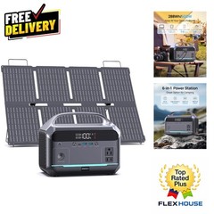 600W Portable Power Station with 288Wh Solar Generator – Ideal for Camping & …