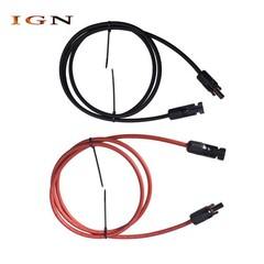 Solar Panel Extension Cable Wire Connector High Quality 1 Pair 12 AWG 4mm²