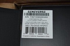 PARTS Error* Geneverse 2419Wh LiFePO4 Portable Power Station TWO PRO