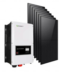 Solar kit 1x The Growatt 12KW Off-Grid -16x Solar panel Hanersun Hitouch 440W