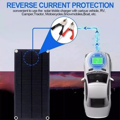 Portable Solar Panel Kit for Car Van for CARAVAN and Boat Charging