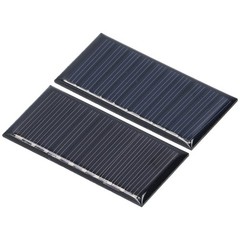 2Pcs Mini Solar Panels 0.25W Portable Polycrystalline Solar Cells Popular