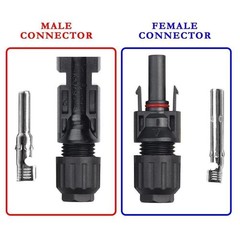 10/20/50/100/200 Pairs Male Female Solar Cable Connector For DIY Solar Panel Kit