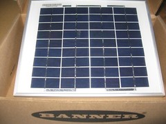 Banner BWA-SOLAR Panel- w/ Mounting Bracket 12 Volts DC / 5 Watt #93656
