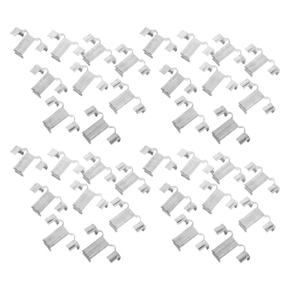50pcs Solar Panel Water Drain Clips, Stainless Steel Clip for Photovoltaic
