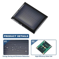 8 PCS 1V 0.08W 0.08A Mini Solar Panels for Solar Power Small Solar Cells