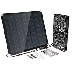 Solar Panel Fan, 29W Solar Fan for greenhouses, Small Chicken coops, and pet …