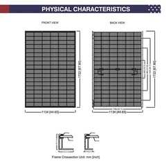 CW Energy CWT410WP Bifacial Perc Monocrystalline 410W Solar Panel (Pallet of 35)