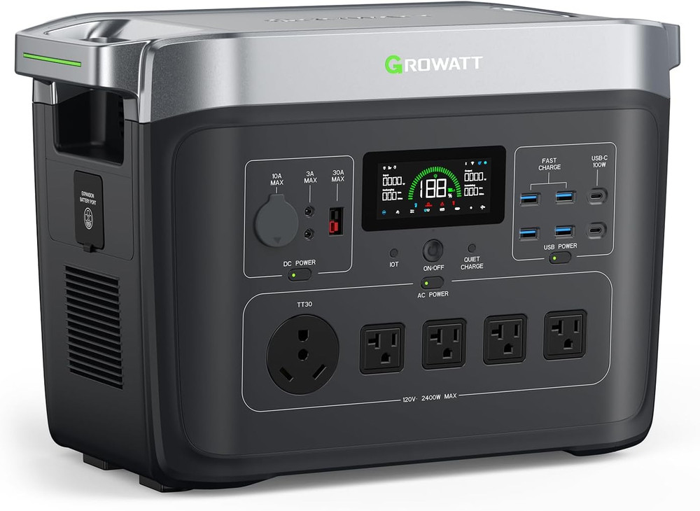 INFINITY 2000 Portable Power Station – 2048Wh Solar Generator for Home & Outdoor