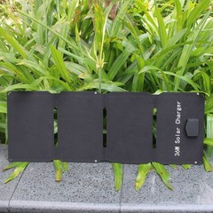 36W Folding Solar Panels 5V 2.5A USB Output Portable Outdoor Camping Sun Power
