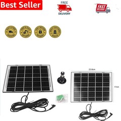 6V Waterproof 7W Solar Panel – Perfect Battery Charger for Chicken Coops