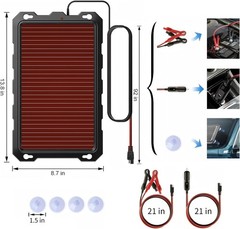 Compact Solar Charger Kit | Intelligent Safety Protections