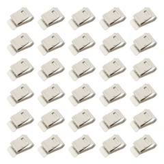 30Pcs Solar Cable Clip Stainless Steel Clamp Panel Wire Module Management Clamps