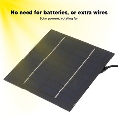 Chicken Coop Solar Fan, Outdoor Exhaust Ventilation Fan for Poultry Cage