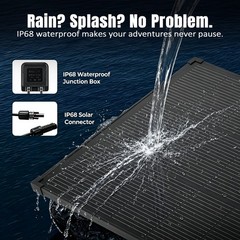 400W 800W Solar Panel 18V Mono N-Type Charger RV Home Off-Grid Roof