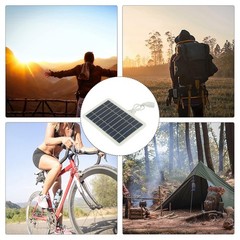 5V 5W Portable Solar Panel with USB Safe Charging for STABILIZER Battery Charger