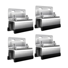 Pack of 4 Steel Solar Mounting Brackets for Roof Box Secure Fastening Marine Use