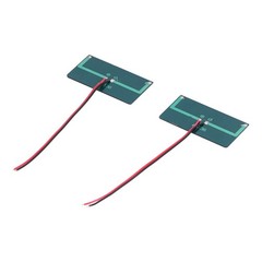 68x36mm 0.3W 5V 2Pcs Solar Panel Module Polysilicon Micro Mini Glue Power