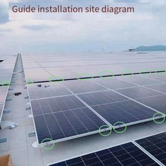 40PCS Photovoltaic Panel Drainage Buckle Plate Solar Panel Water 2581