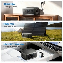 ALLPOWERS R600 299Wh 600W Portable Portable Power Station Battery Refurbished