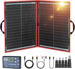 Versatile 100W Foldable Solar Panel with USB – Perfect for RVs and Emergencies